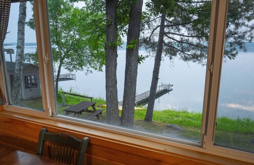 Hackensack Cabina | Webb Lake, Hackensack, Northern MN - 3 Bedroom, Sleeps 6 - Cabin #3 Blue Water