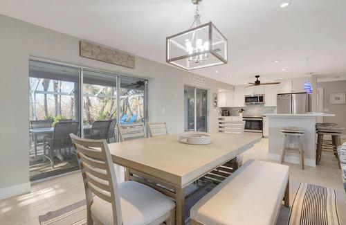 The Dunes Casa | ¡Sanibel Island Beach Home con piscina privada en la comunidad de Dunes Golf!