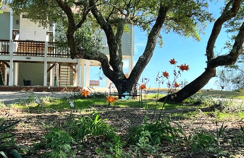 Ocean Springs Casa | Welcome to the Little Sandpiper Beach House with your Private Beach