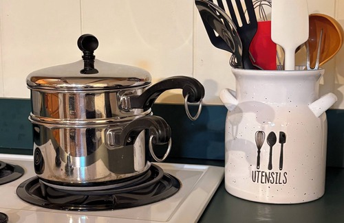 Charlottesville Apartamento | Welcoming studio with wood burning fireplace, in charming Charlottesville