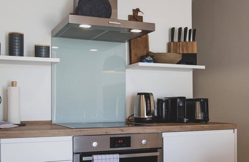 Upleward Apartamento | Wellness für die Seele in der Schönen Fewo Geertje im Gulfhof Boomgaarden mit Traumhaften Obstgarten
