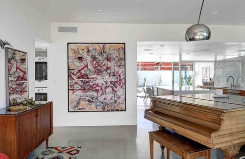 Racquet Club Estates Casa | Wexler Steel House 4 - Pool Spa and Grand Piano
