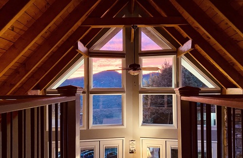 Lake Lure Casa | ¡Qué vista sobre la montaña de Young!