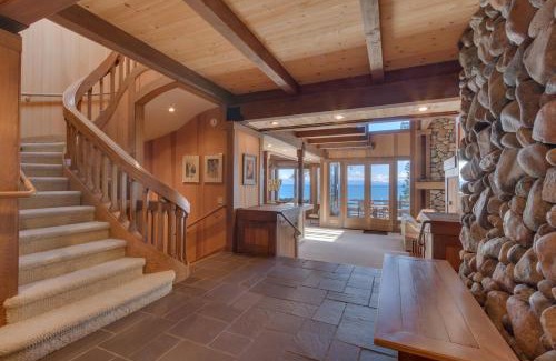 Tahoe City Casa | Whispering Pines by Tahoe Getaways - Lakefront w Private Pier, Buoy w Pool Table & Fireplace