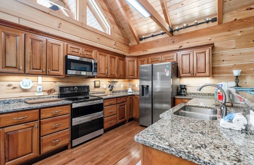 Rock Island Chalet De Esquí | Hermosa Log Cabin ubicado en Rock Island Shores