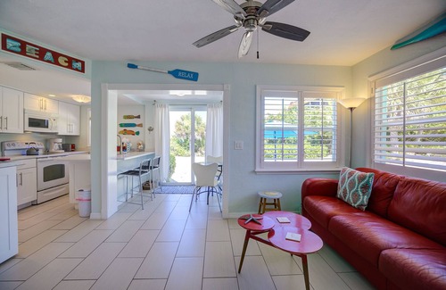 Sanibel Condominio | Beach View Cabaña dúplex de 1 dormitorio, 1 baño en la playa.
