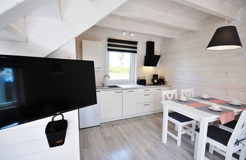 Grzybowo Casa | El "White Cottage Lux" de nueva construcción, Grzybowo en Um Kolberg, 1-6 personas