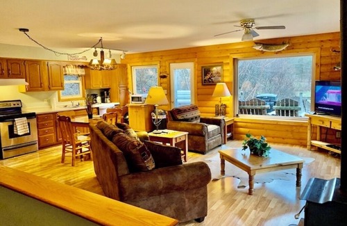 Lansing Cabina | White Pine Cabin With Swimming Pond & Hot Tub Jacuzzi