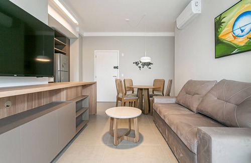 Cachoeira do Bom Jesus Apartamento | WI-FI 1000MB | Swimming Pool | 50” Smart TV #CHA08