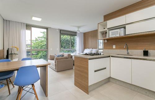 Jurere Apartamento | WI-FI 500MB | Piscina com Vista Mar #JA30