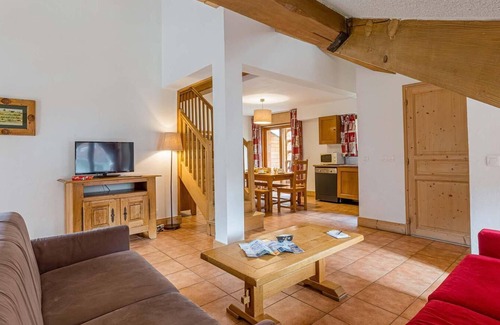 Vaujany Apartamento | 300m del centro estación, fitness, piscina, sauna, hammam, balcón, tv, 69-75m², Vaujany