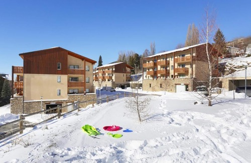 Font-Romeu-Odeillo-Via Apartamento | Wifi, fitness, piscina, terraza, parking, local para esquís, 30m², Font Romeu
