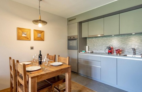Vercorin Apartamento | Wifi, ski-in/ski-out & foot of the slopes, sauna, hammam, terrace, balcony, tv, ski locker, 35m²