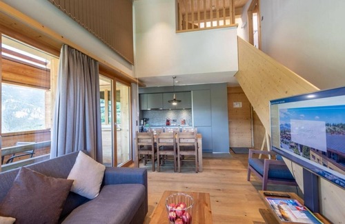 Vercorin Apartamento | Wifi, ski-in/ski-out & foot of the slopes, sauna, hammam, balcony, tv, ski locker, 62m², Vercorin