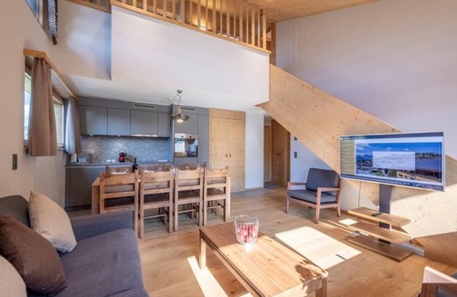 Vercorin Apartamento | Wifi, ski-in/ski-out & foot of the slopes, sauna, hammam, tv, ski locker, 72m², Vercorin
