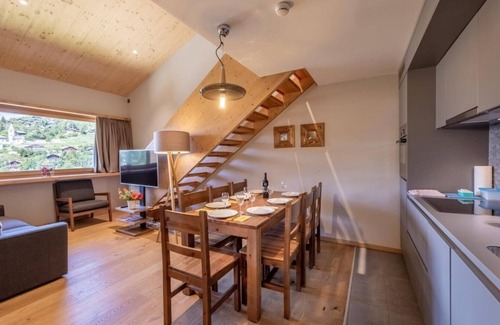 Vercorin Apartamento | Wifi, ski-in/ski-out & foot of the slopes, sauna, hammam, tv, ski locker, 67m², Vercorin