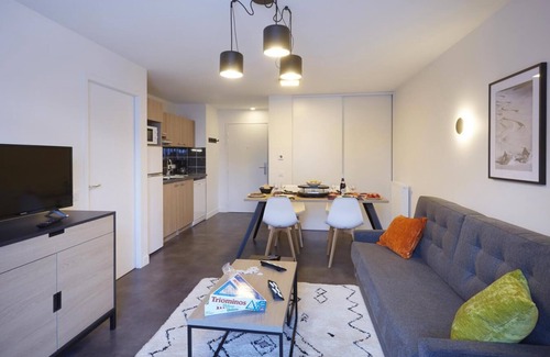 Les Deux Alpes Apartamento | Wifi, al pie de los remontes, fitness, piscina, sauna, hammam, tv, local para esquís, 58m²