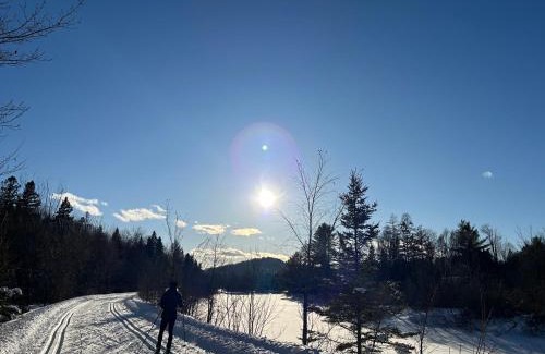 Chertsey Chalet De Esquí | Winter Lakefront Chalet - Serendipity Hideaway - Ski, Skate, Snowshoes & Relax by the Cozy Fire
