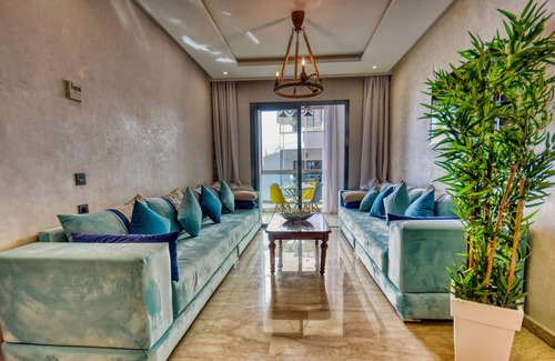 Agadir Bay Apartamento | Apartamento-Apartamento-Baño para personas con movilidad reducida-Vista a la ...