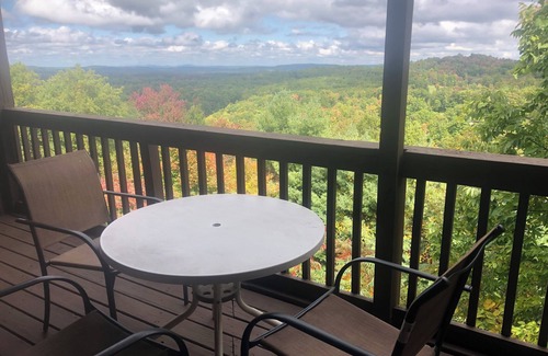 Ghent Apartamento | Vistas a la montaña desde su terraza privada, ladera en Winterplace, cerca de Beckly, WV