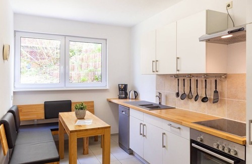 Wittduen Apartamento | Wohnung "casa del Mar" Der Großzügige Garten und die Terrasse der Ferienwohnung "casa del Mar" Laden Sie und Ihre Familie zum Relaxen, Spielen und Verweilen ein