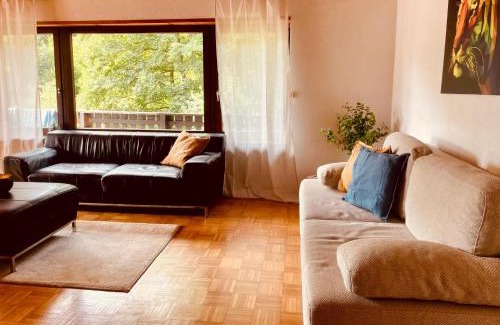 Gorxheimertal Apartamento | Wohnung im Landhaus - Waldblick, Balkon & Garten