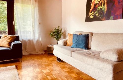 Gorxheimertal Apartamento | Wohnung im Landhaus - Waldblick, Balkon & Garten