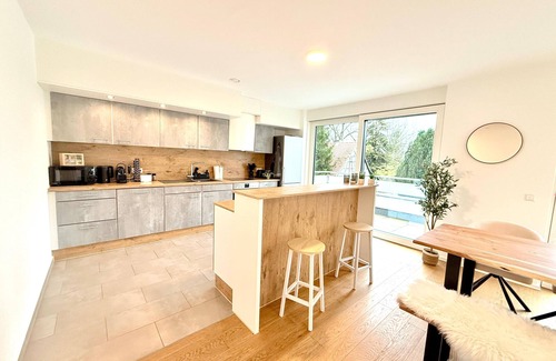 Bad Buchau Apartamento | Wonderful new building on Federsee