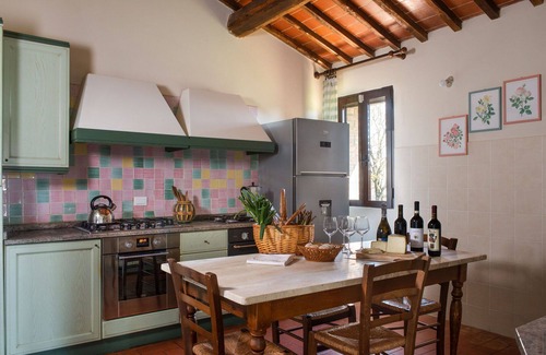 Bucine Villa | Casa de vacaciones privada con A/C, piscina privada, WIFI, TV, patio, vista panorámica