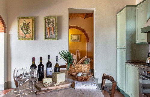 Bucine Villa | Casa de vacaciones privada con A/C, piscina privada, WIFI, TV, patio, vista panorámica