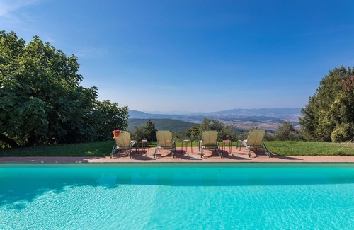 Gambassi Terme Villa | Casa de vacaciones privada con piscina privada, WIFI, TV, vista panorámica, cerca de San Gimignano