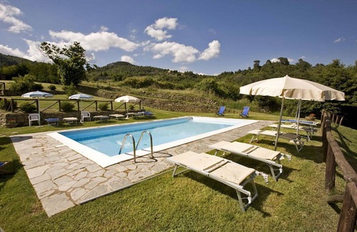 Pieve di Chio Villa | Preciosa casa de vacaciones privada con WIFI, piscina privada, TV y aparcamiento, cerca de Cortona