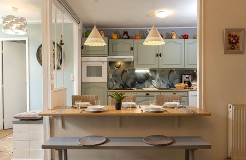 Cancale Casa | Preciosa casa de vacaciones para 5 personas con WIFI, TV, patio, mascotas permitida y aparcamiento