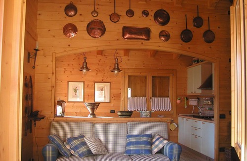Ranzanico Chalet De Esquí | Woodden chalet panoramico