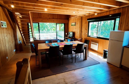 Linxe Cabaña | Cabaña de madera ubicada en plena naturaleza.
