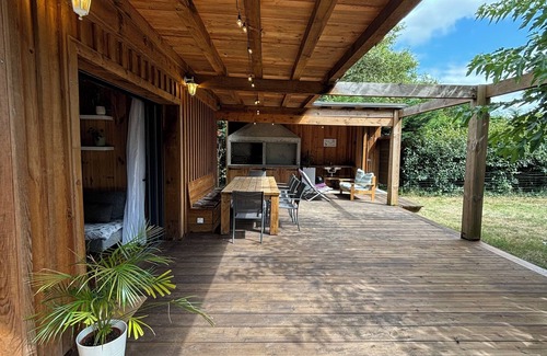Saint-Julien-en-Born Casa | Wooden house near contis plage