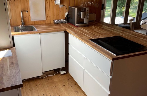 Laholm Casa | Casa de madera sauna e internet en hermosa parcela natural