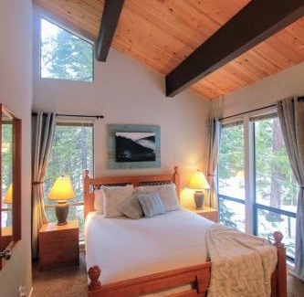 Kings Beach Casa | Woodsy retreat near Northstar & lake