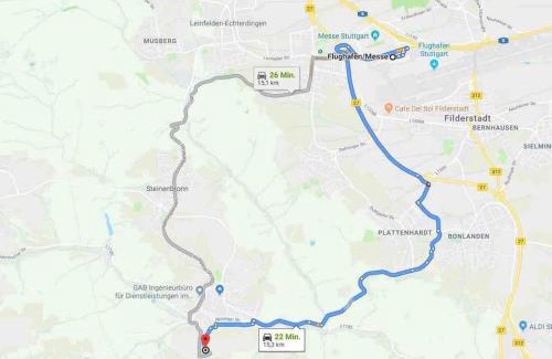 Waldenbuch Apartamento | WOODWOOD Apartment near Airport Stuttgart