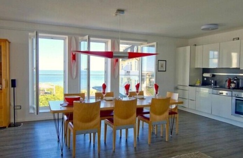 Wangerooge Apartamento | WoogeQueen - 112 m² de lujo con vista directa al mar