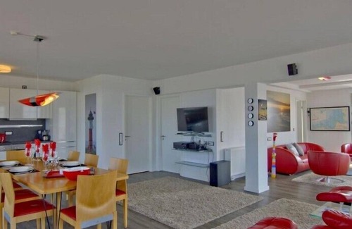 Wangerooge Apartamento | WoogeQueen - 112 m² de lujo con vista directa al mar