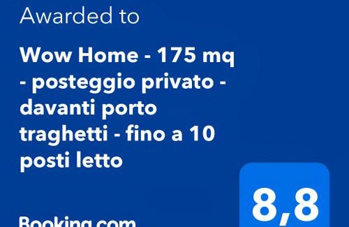 San Teodoro Apartamento | Wow Home - 175 mq - posteggio privato - davanti porto traghetti - fino a 10 posti letto