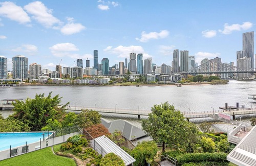 Kangaroo Point Apartamento | Wow! ~ Skyline City, Water + Story Bridge Views