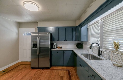 Downtown Casa | WOW! Updated Downtown Bentonville Charmer w/ HOT TUB, Secure Bike Storage