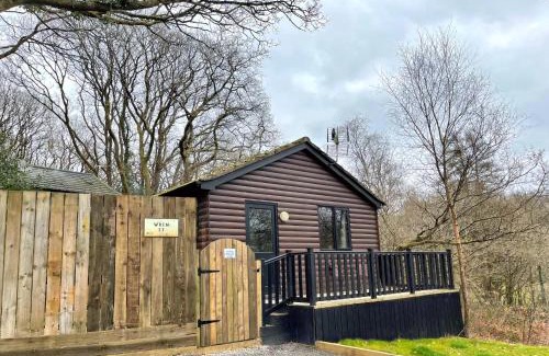 Llanybri Chalet De Esquí | Wren 23-Hot Tub-Woodland Lodges-Tenby-Pembroke