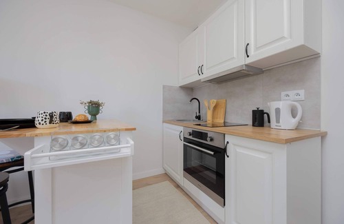 Bielany Apartamento | Wrzeciono 52 | Warszawa | Bright Studio | Balcony