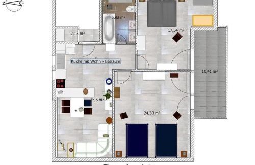 Weitramsdorf Apartamento | Wunderschöne klimatisierte Wohnung in Weidach