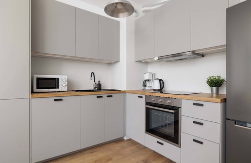 Pradnik Bialy Apartamento | Wybickiego 5B Kraków | Stylish Apartment with Air Conditioned Living Room
