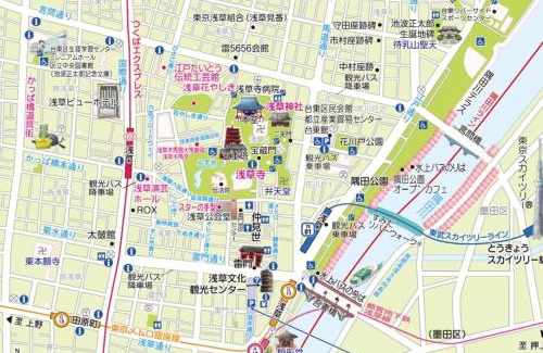 Nishiasakusa Apartamento | XQC2253 Sensoji Temple, newly built building with complete facilities