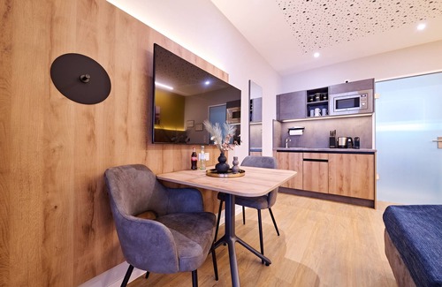 Schafhof Apartamento | Estudio-Negocios-Schlafsessel-Baño Privado